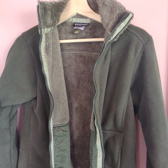 Patagonia Hunter green fleece zip up - Picture 1 of 3
